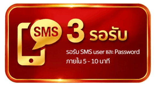 รอรับ SMS