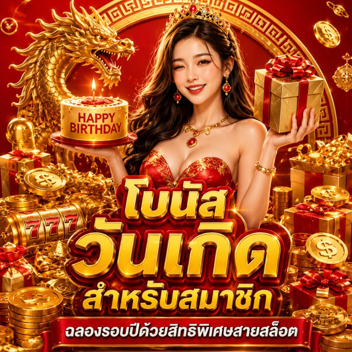 โบนัสวันเกิดสำหรับสมาชิก